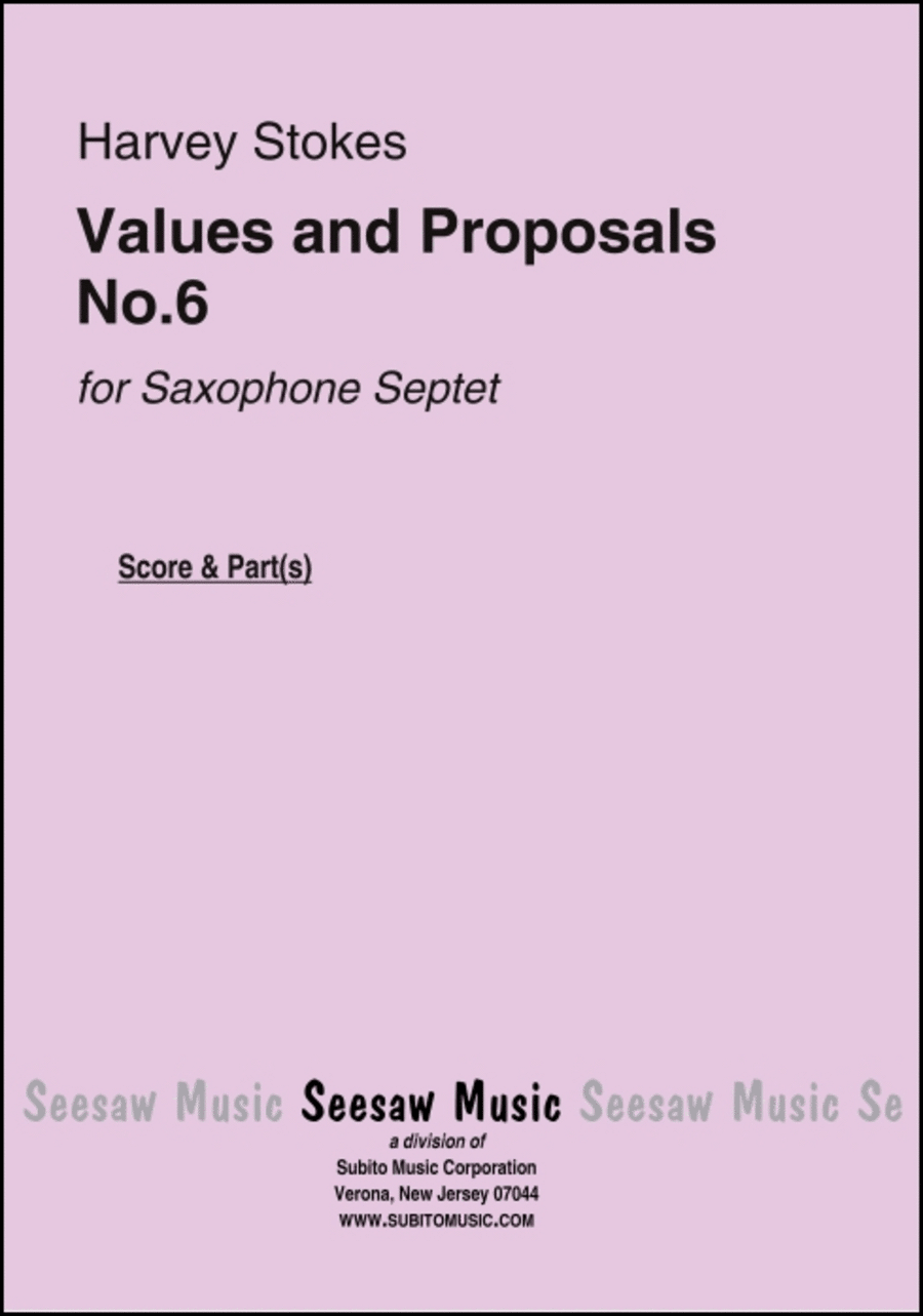 Values and Proposals No.6