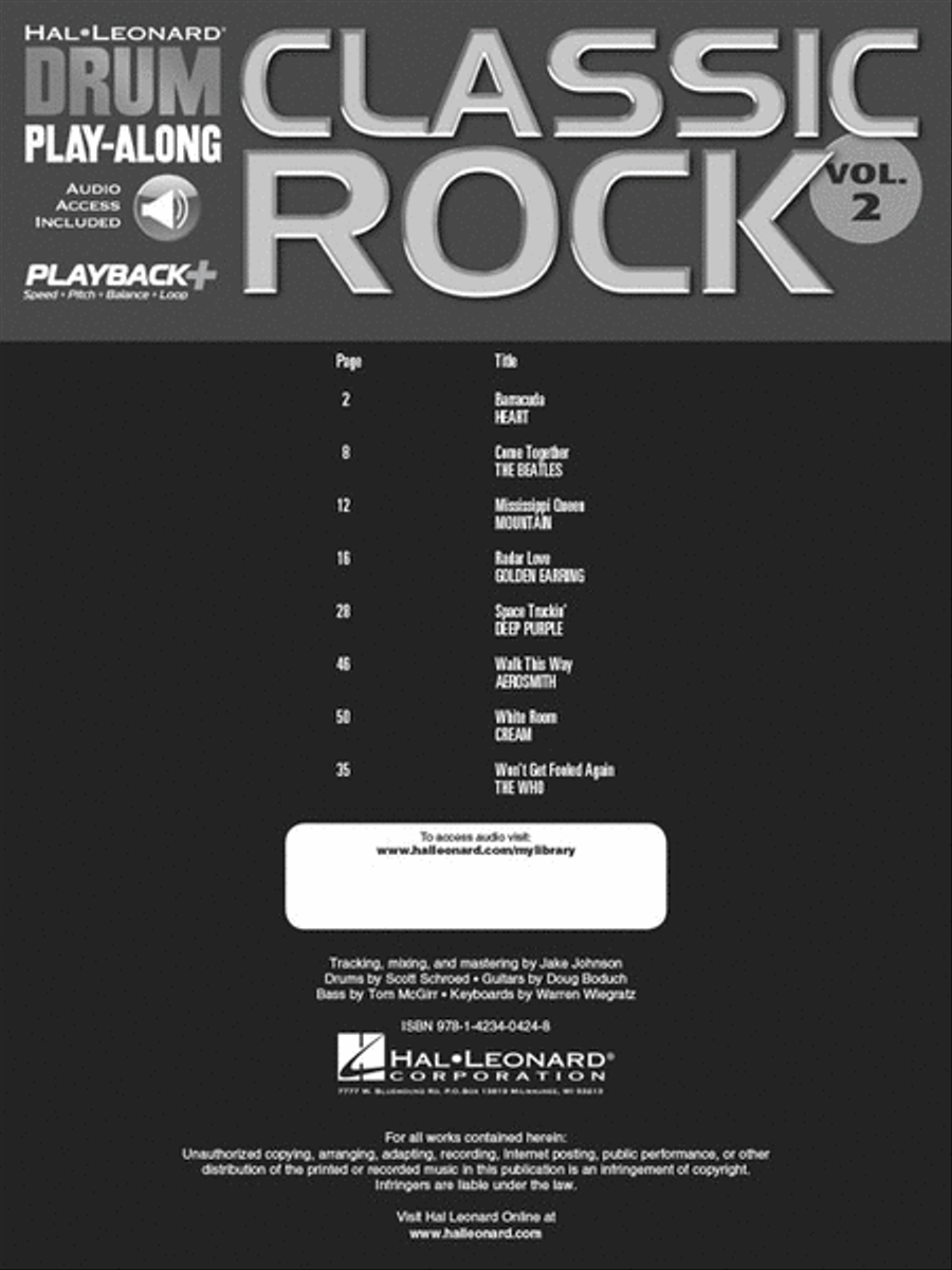 Classic Rock Drum Set scores gallery preview page 2