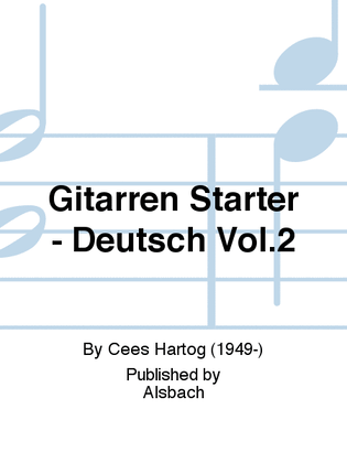 Gitarren Starter - Deutsch Vol. 2