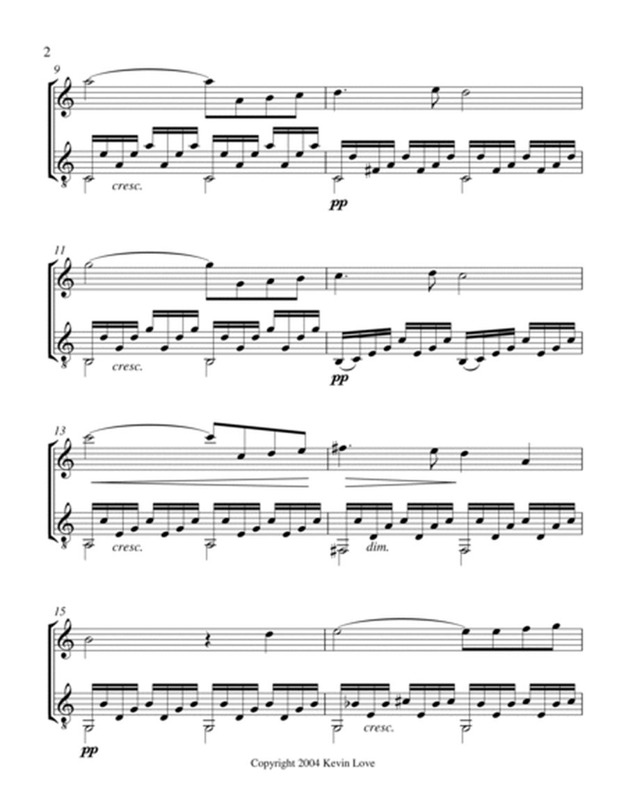 Ave Maria (Violin and Guitar) - Score and Parts image number null