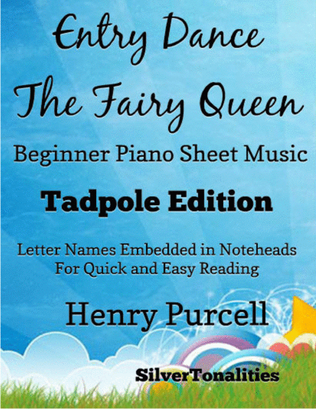 Entry Dance the Fairy Queen Beginner Piano Sheet Music 2nd Edition
