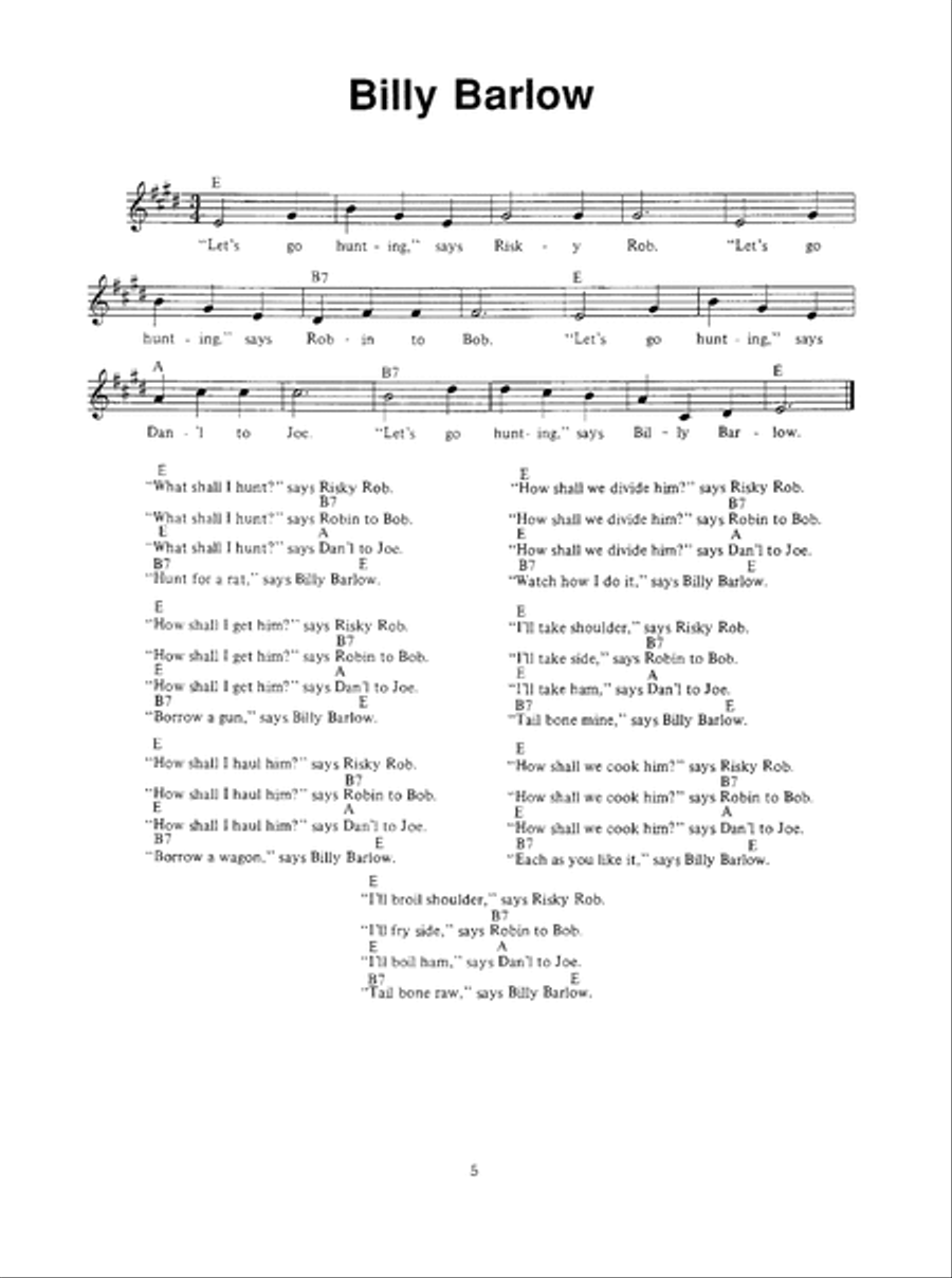 Kidsongs Voice scores gallery preview page 6