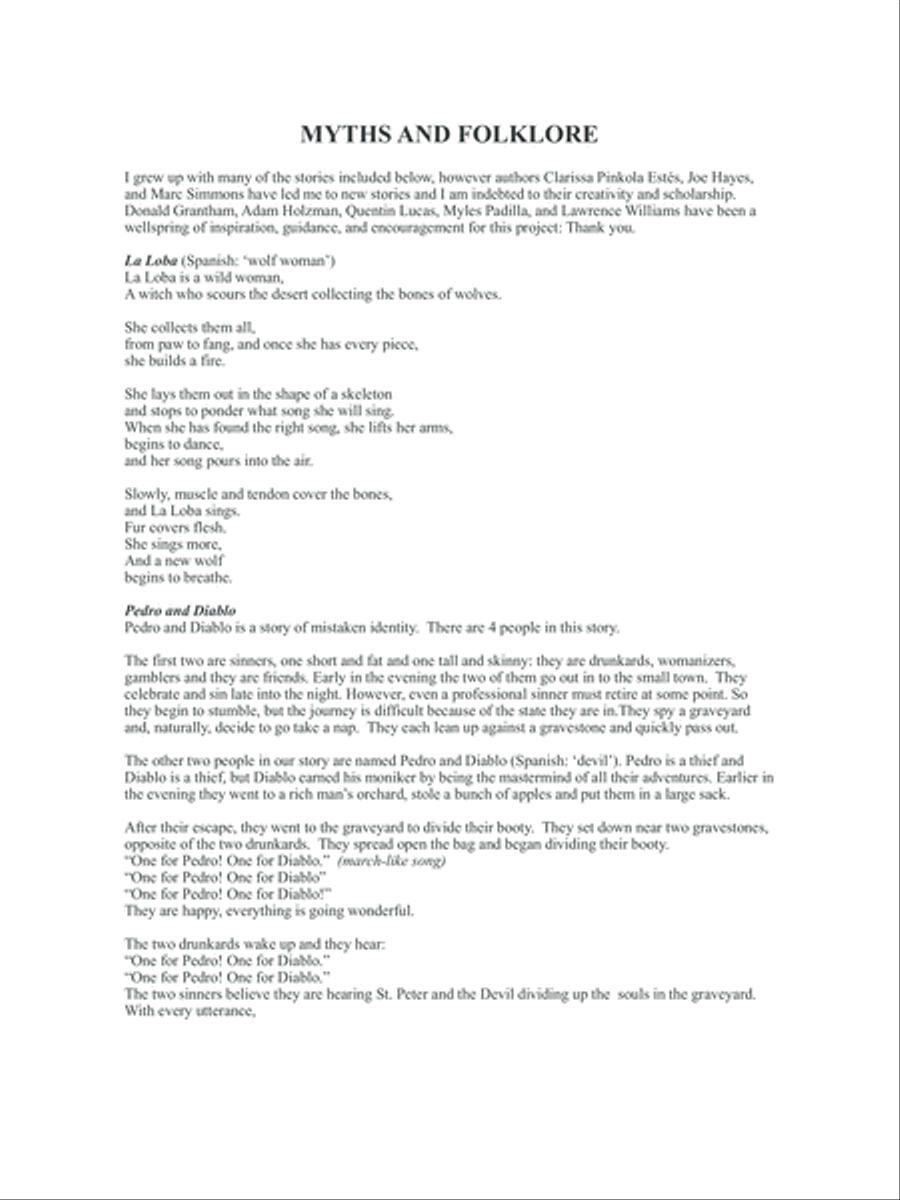 ZIA: Myth and Folklore of New Mexico Classical Guitar scores gallery preview page 5
