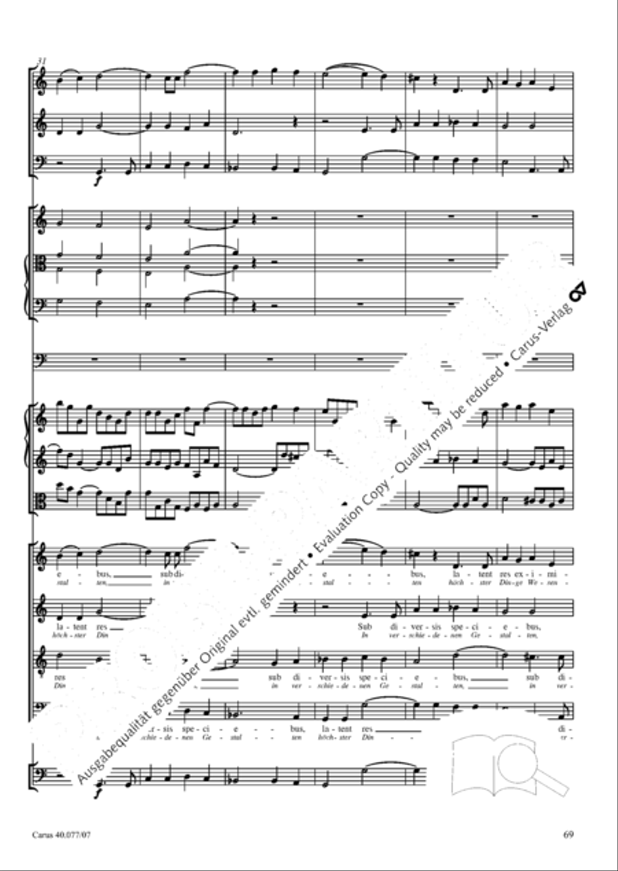 Lauda Sion 4-Part scores gallery preview page 82