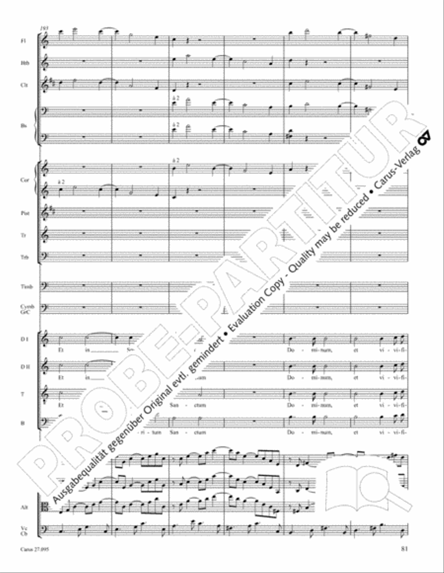 Messe solennelle de sainte Cecile STB scores gallery preview page 94
