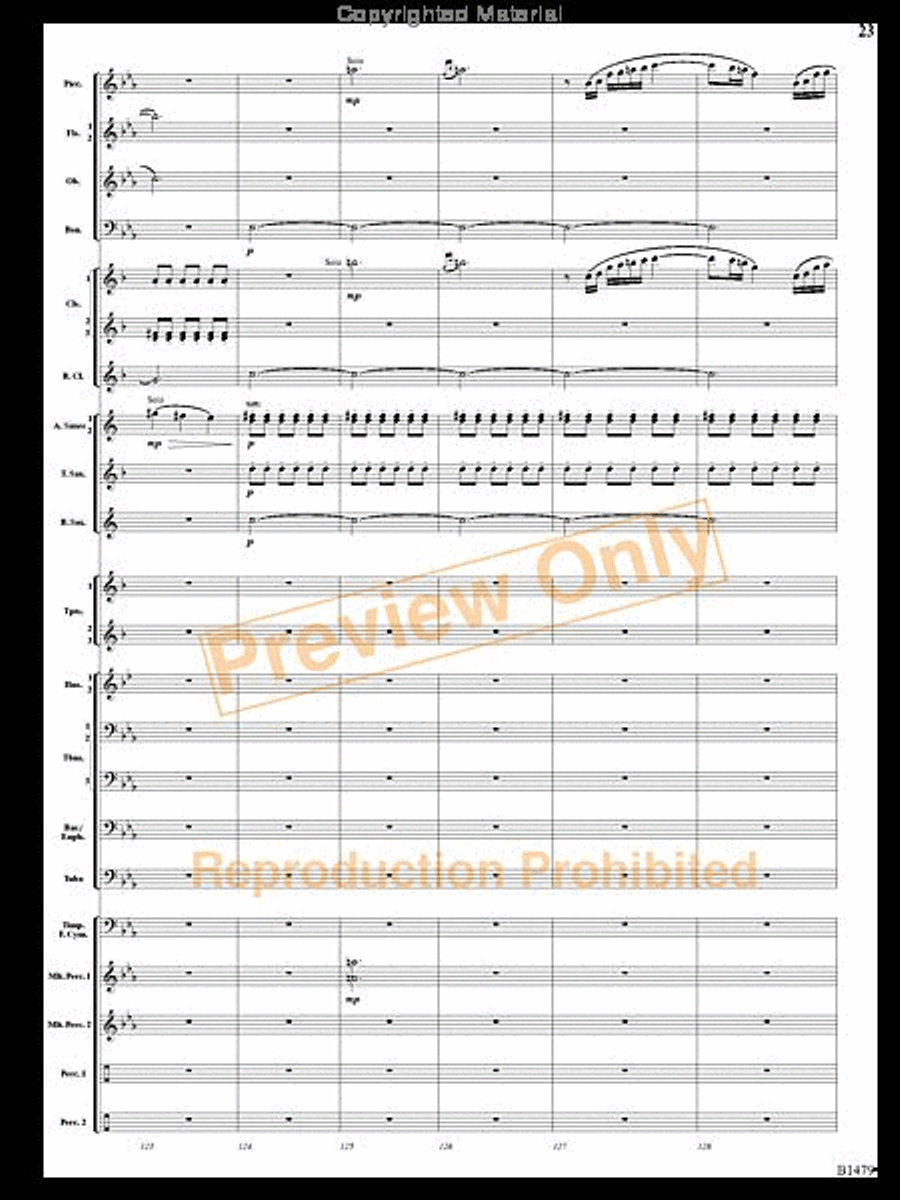 Gravity Wave Gravity Wave Concert Band scores gallery preview page 22