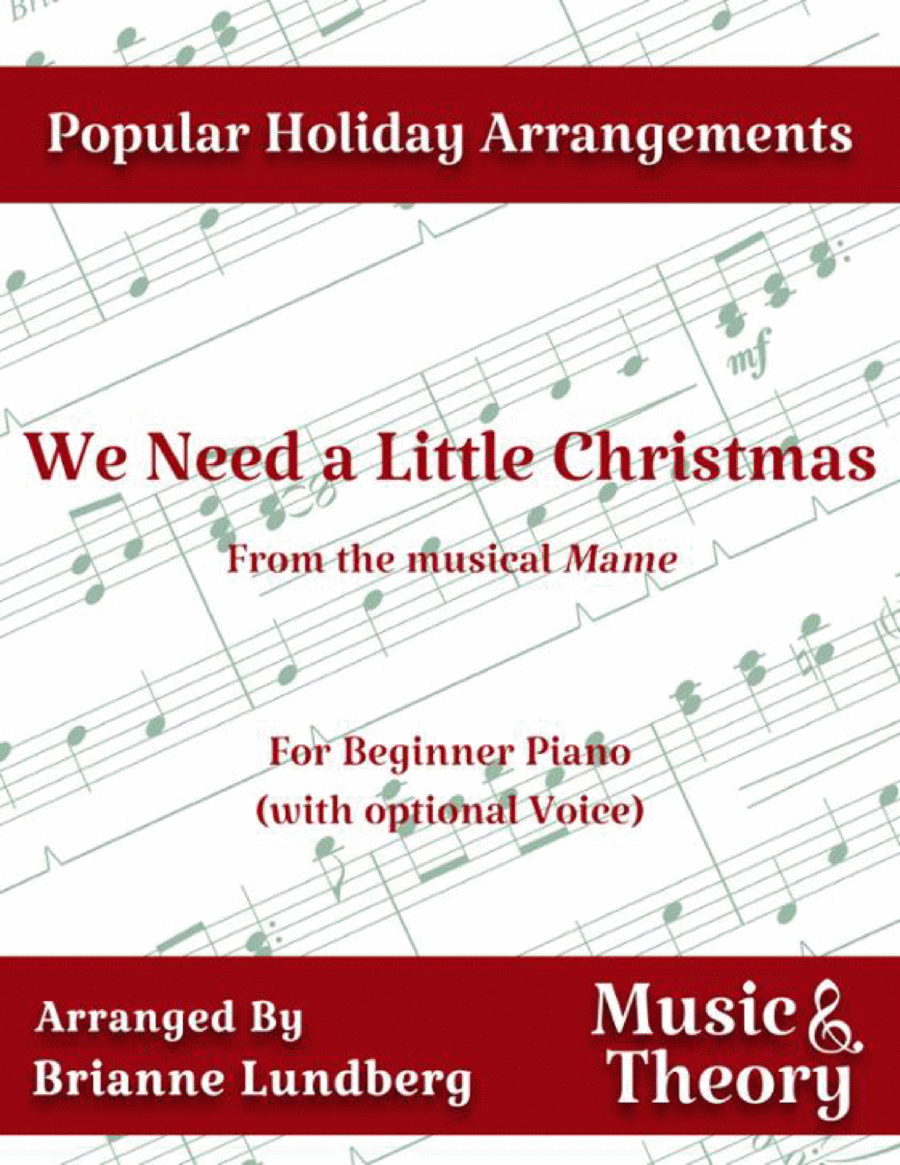 We Need A Little Christmas Voice scores gallery preview page 1