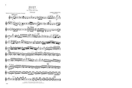 Duet, Opus 5, No. 3