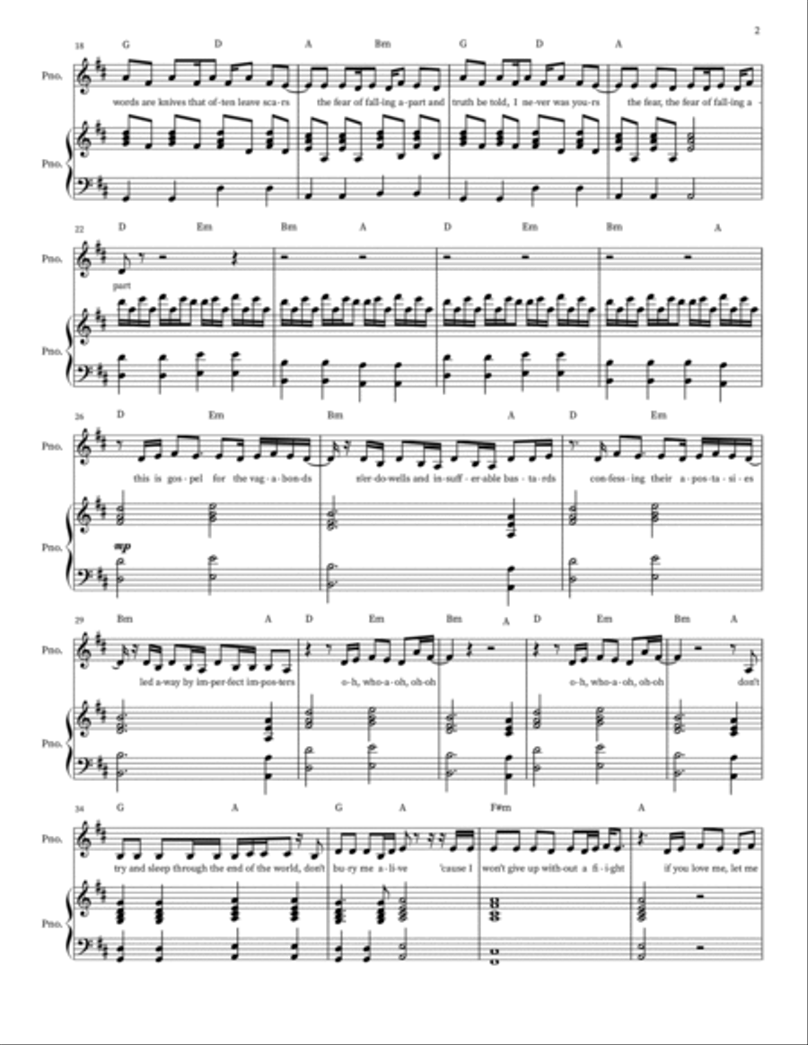 This Is Gospel Piano, Vocal scores gallery preview page 2