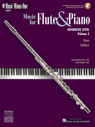 Book cover for Advanced Flute Solos - Volume 5