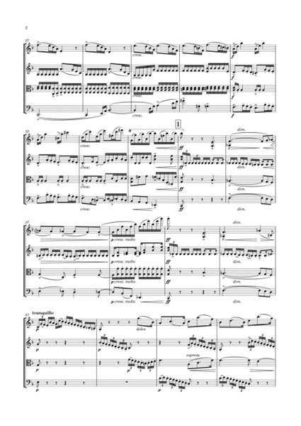 Bargiel - String Quartet No.4 in D minor, Op.47