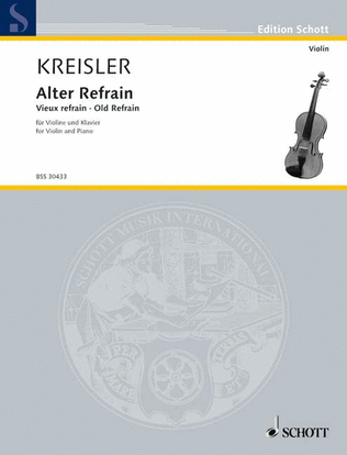 Book cover for Kreisler Alter Stefansturm Vln Pft