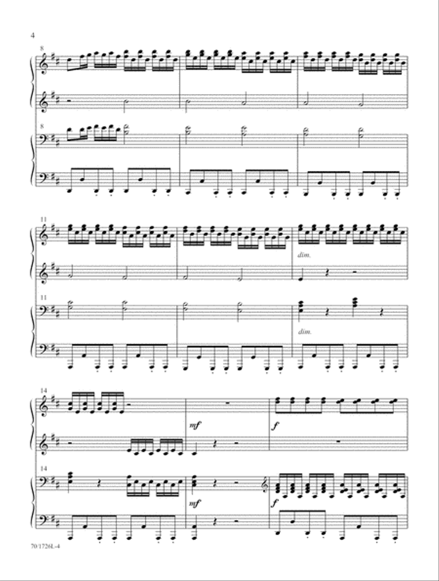 Christmas with the Classics Piano Duet scores gallery preview page 4