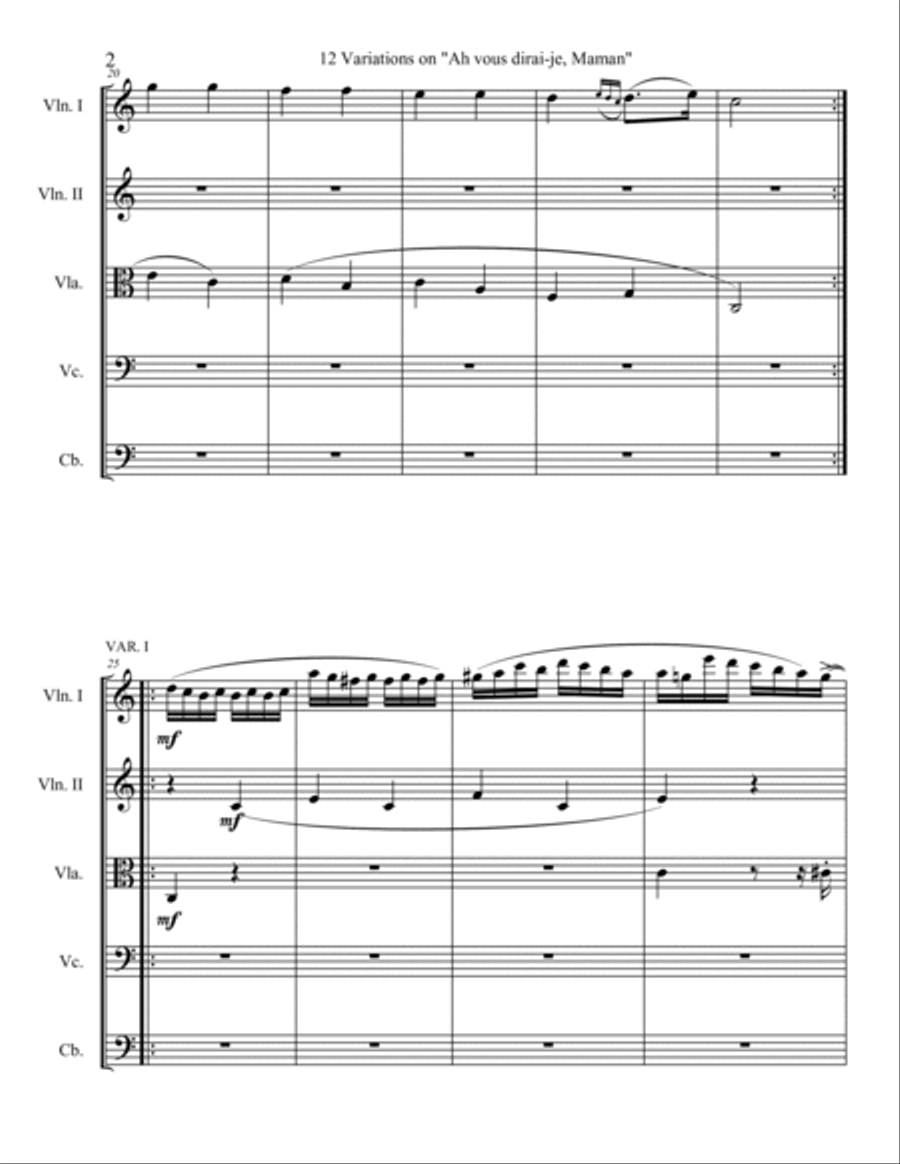 12 Variations on 