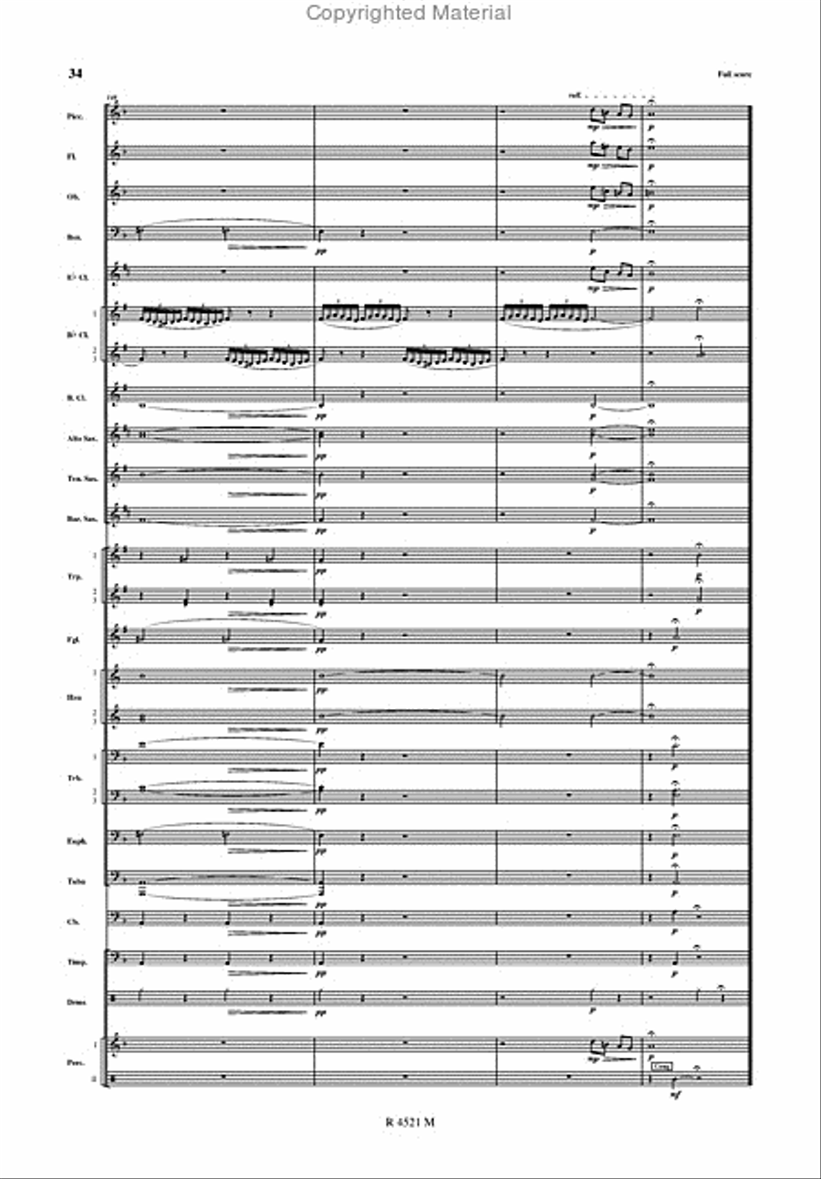 La Grande Muraille Concert Band scores gallery preview page 5