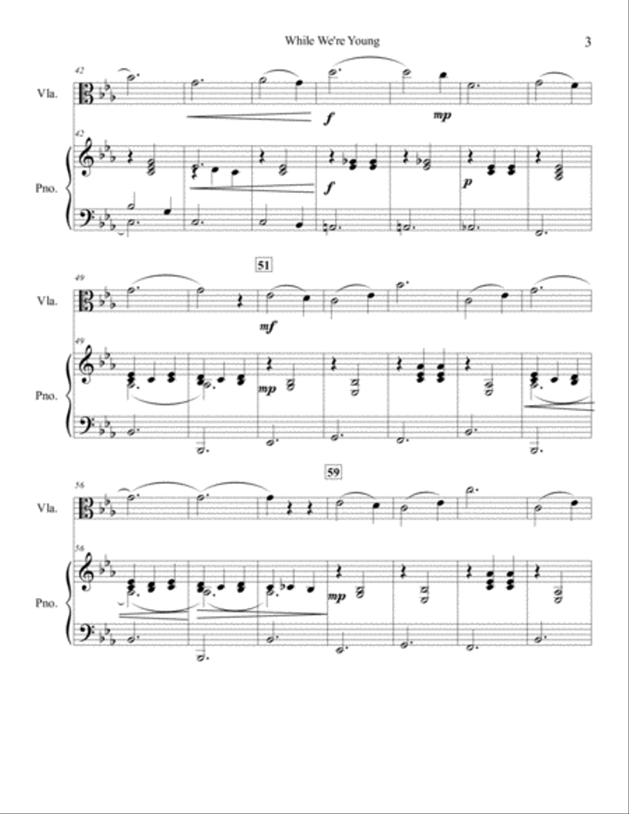 While We're Young Viola scores gallery preview page 4