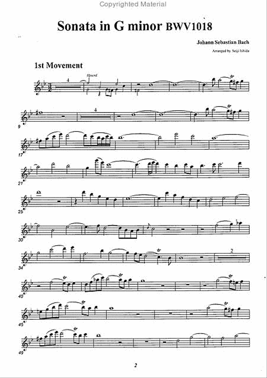 Sonatas, Vol. 6 Sonatas, Vol. 6 Alto Recorder scores gallery preview page 2