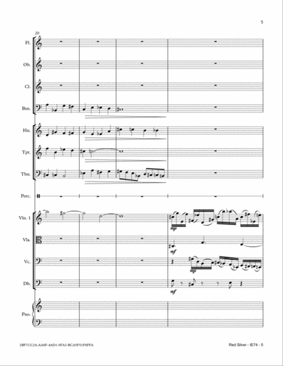Red Silver Full Orchestra scores gallery preview page 5
