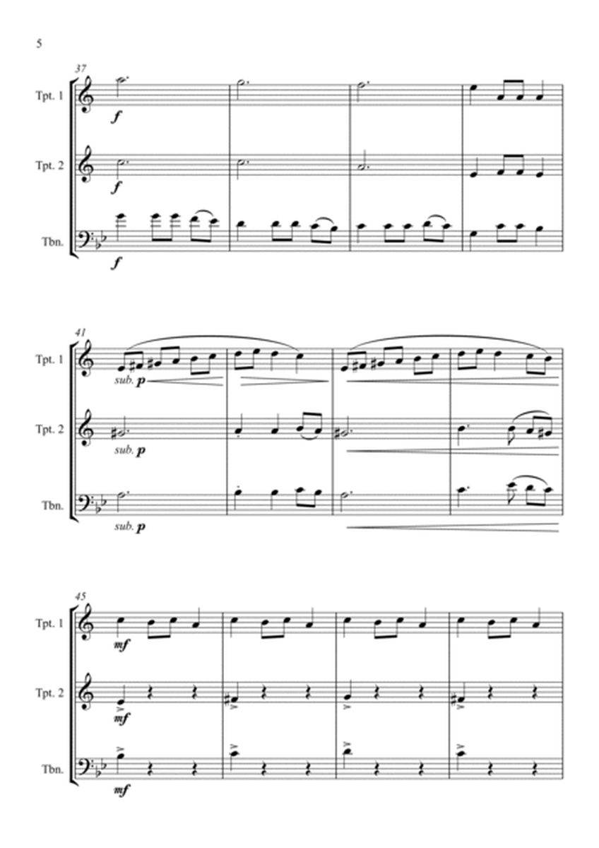 Carol of the Bells (Ukrainian Bell Carol) - Brass Trio image number null