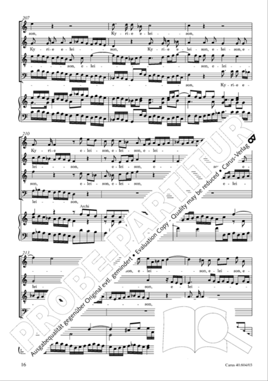 Grosse Mariazeller Messe in C 4-Part scores gallery preview page 25
