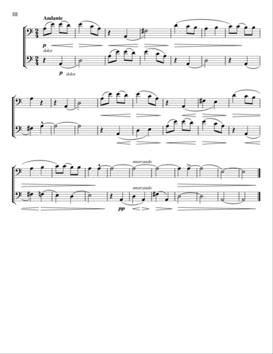 For Children - Book 1 (Trombone Duet) Trombone Duet scores gallery preview page 4
