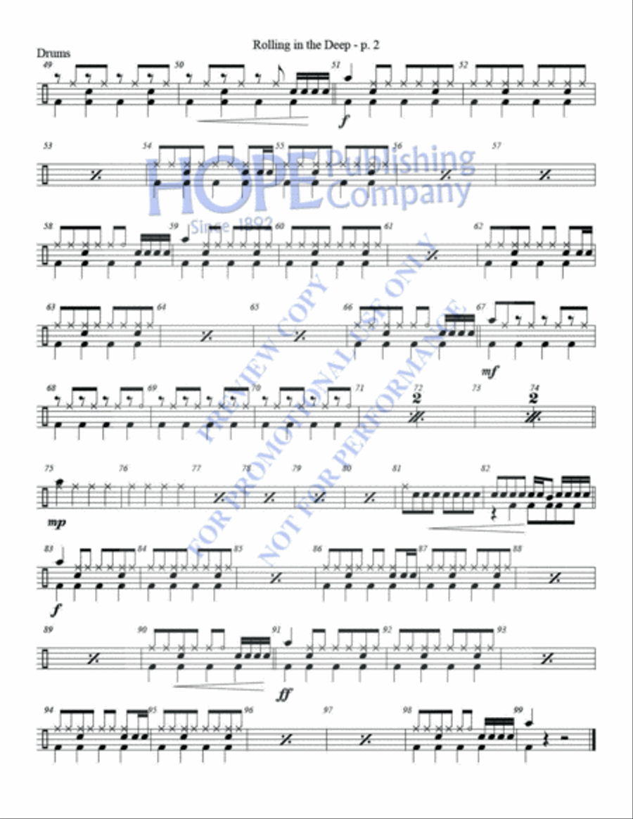 Rolling in the Deep 2-Octaves scores gallery preview page 12