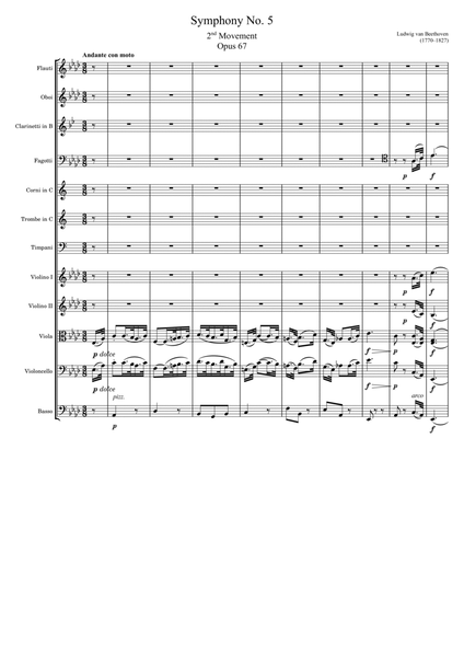 Symphony No. 5, 2nd Movement image number null
