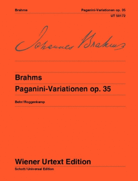 Johannes Brahms : Paganini Variations, Op. 35