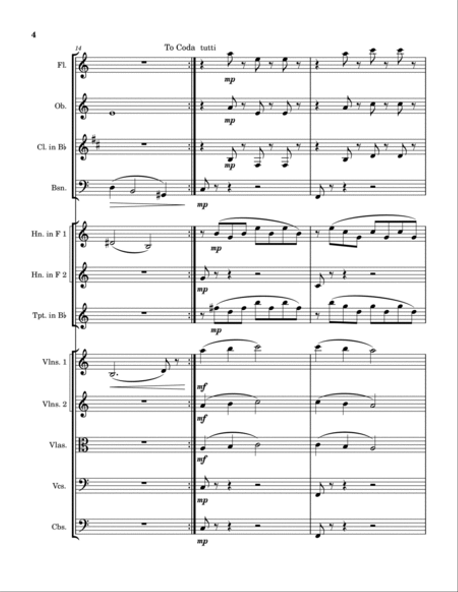 Sinfonia #47 Sinfonia #47 Chamber Orchestra scores gallery preview page 4
