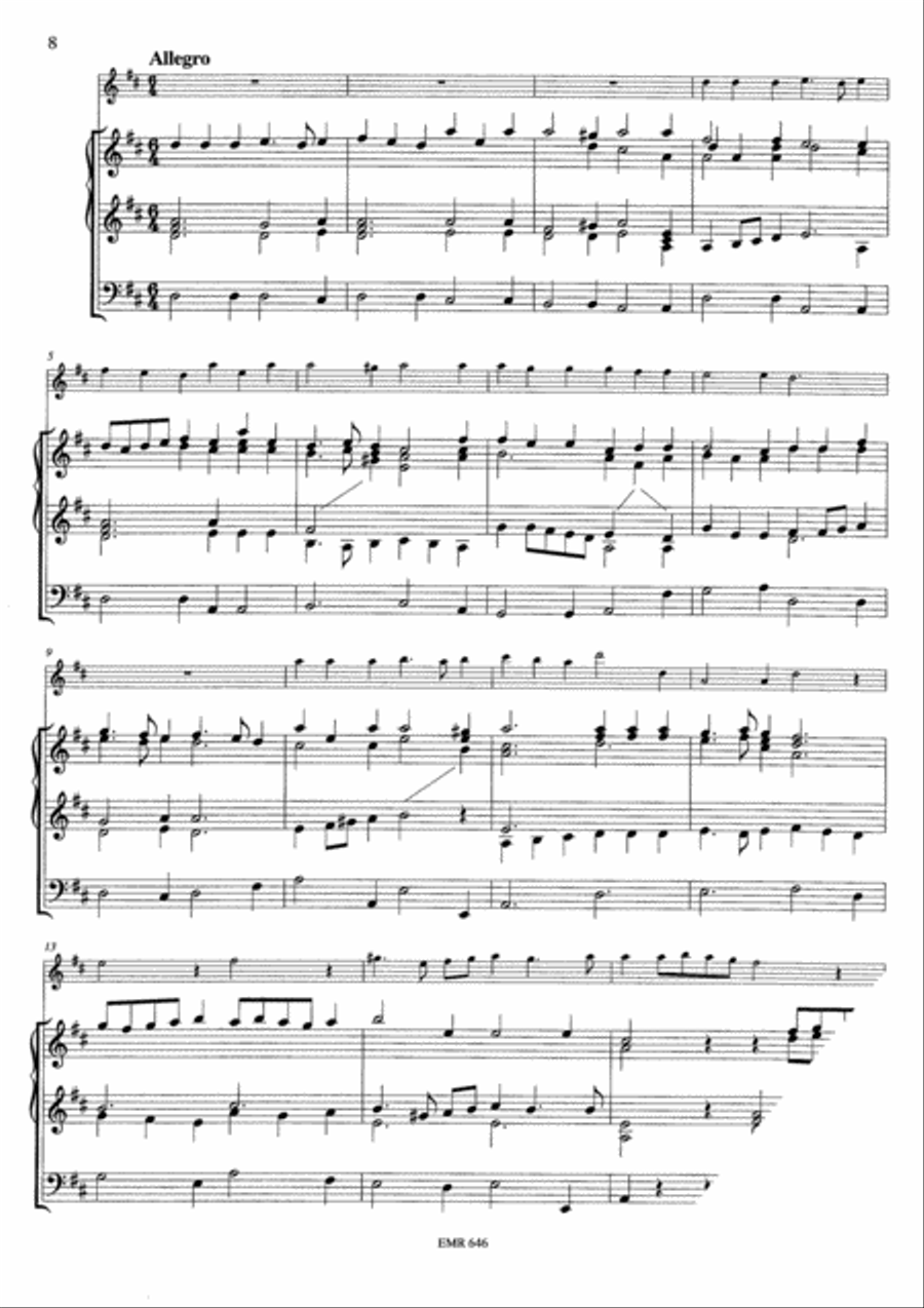 Sonata a Quattro Sonata a Quattro Piccolo Trumpet scores gallery preview page 7