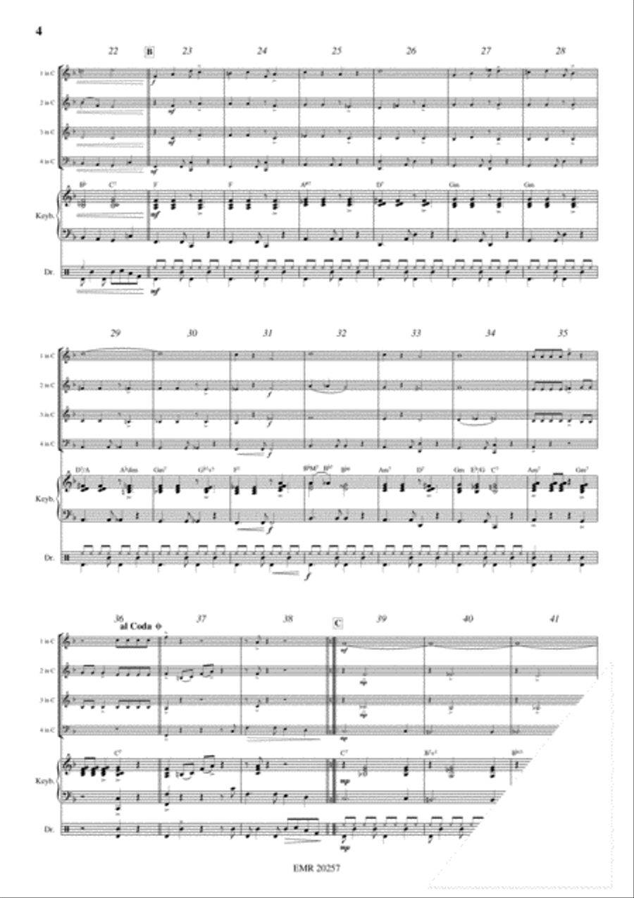 Latino Brass Ensemble scores gallery preview page 4