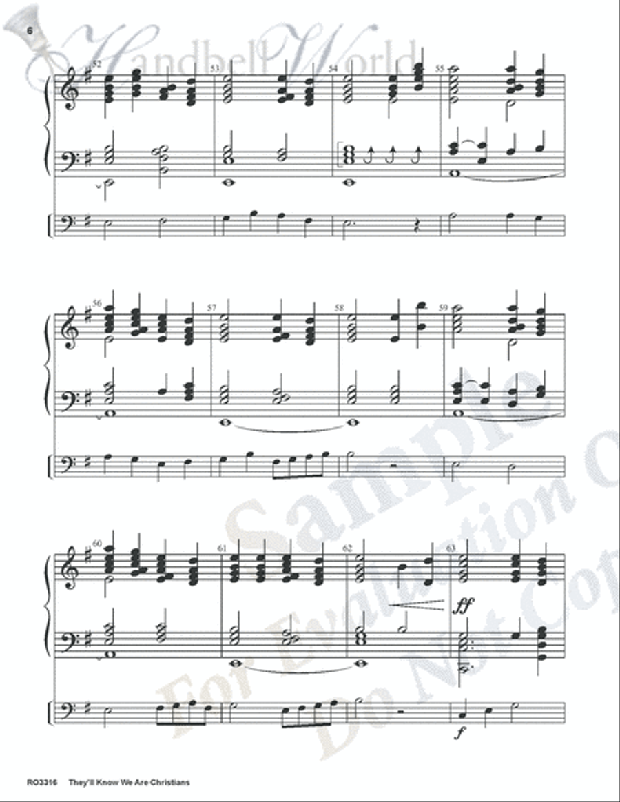 They'll Know We Are Christians 5-Octaves scores gallery preview page 6