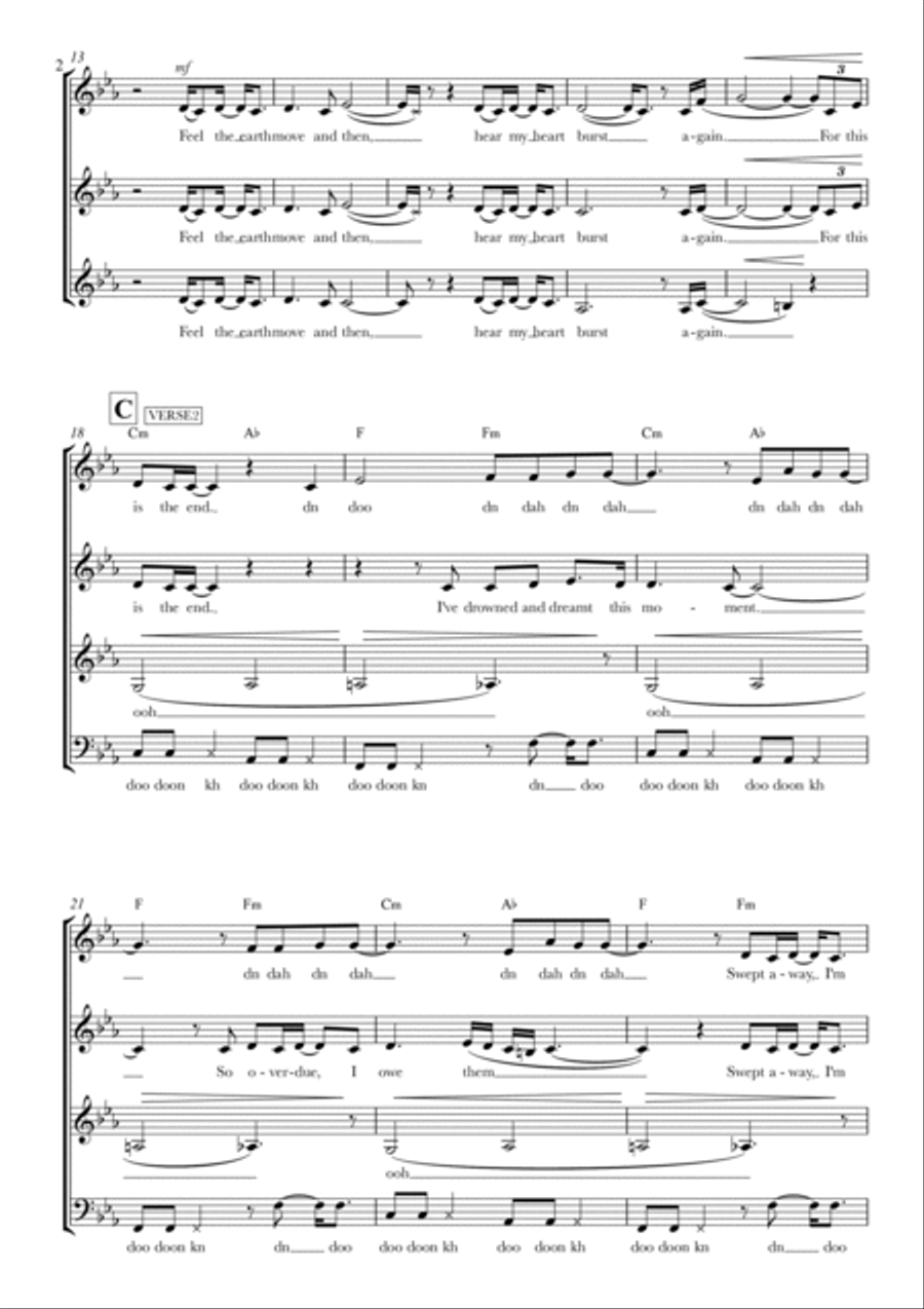Skyfall 4-Part scores gallery preview page 2