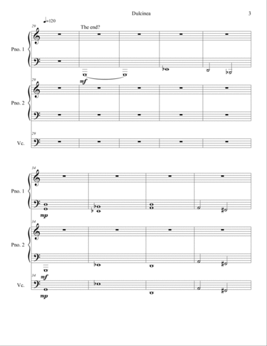 Dulcinea Small Ensemble scores gallery preview page 3