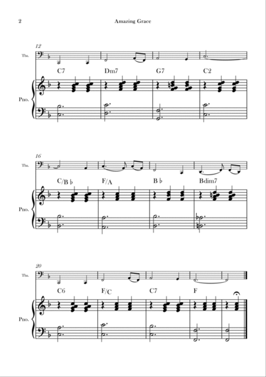 Amazing Grace Chamber Music scores gallery preview page 2