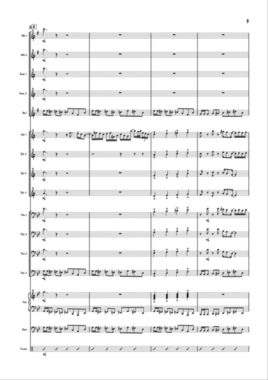 Dummy! Dummy! Jazz Ensemble scores gallery preview page 3