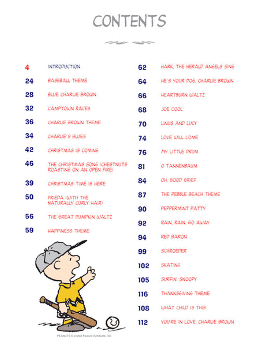 The Peanuts® Illustrated Songbook Piano Solo scores gallery preview page 2