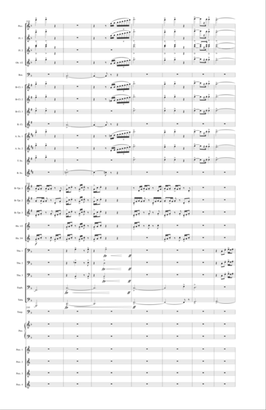 With Voice of Triumph Raised Concert Band scores gallery preview page 34
