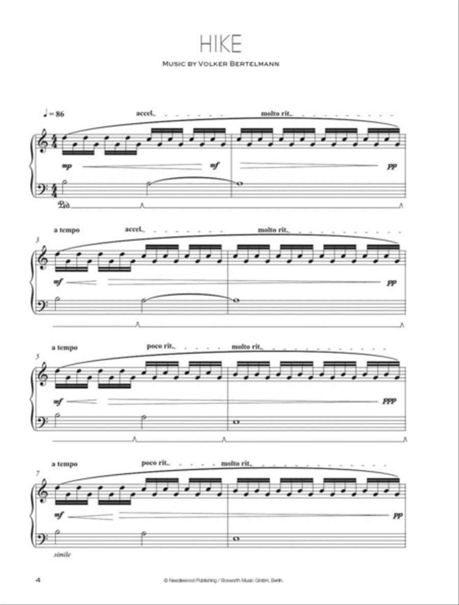 Hauschka: A Different Forest Piano Solo scores gallery preview page 4