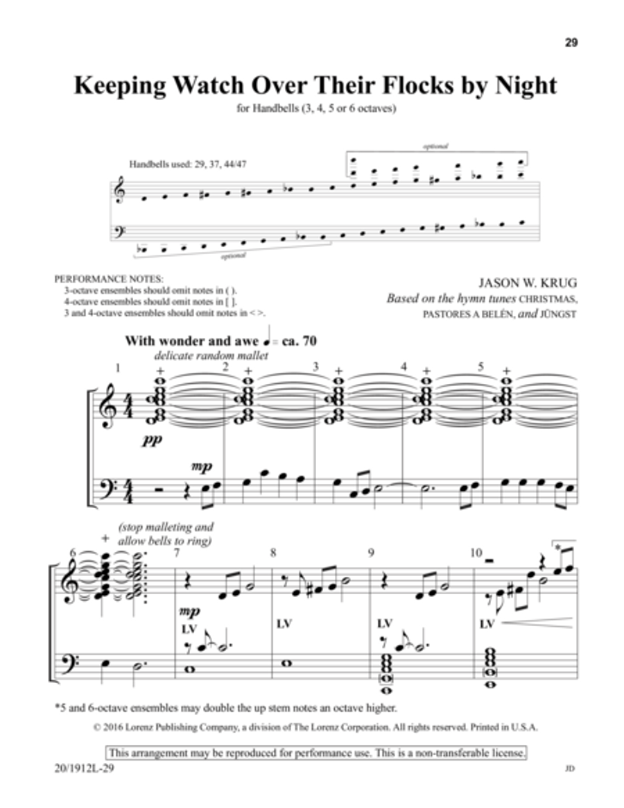 The Journey to Bethlehem 5-Octaves scores gallery preview page 14
