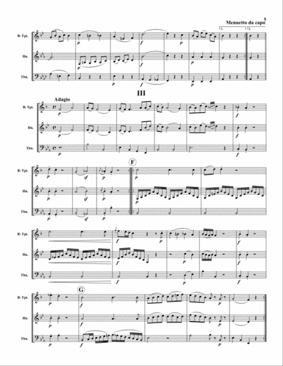 Divertimento I Divertimento I Brass Trio scores gallery preview page 5