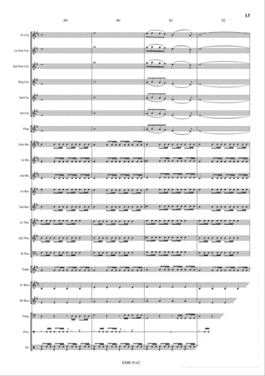 For A Few Dollars More Brass Band scores gallery preview page 14