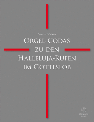 Book cover for Orgel-Codas zu den Halleluja-Rufen im Gotteslob