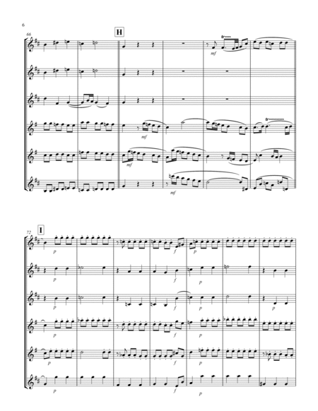 Recordare (from "Requiem") (F) (Saxophone Sextet - 3 Alto, 2 Ten, 1 Bari)