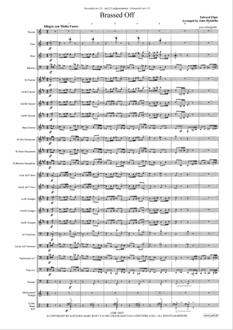 Brassed Off Concert Band scores gallery preview page 4