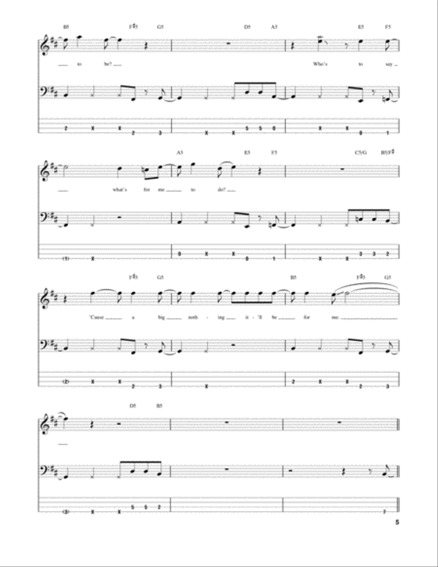 Tornado Of Souls Guitar Tablature scores gallery preview page 5