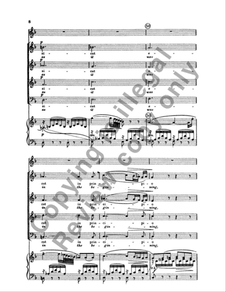 Vesperae solennes de Confessore: Laudate Dominum (O Praise Jehovah), K. 339 4-Part scores gallery preview page 16