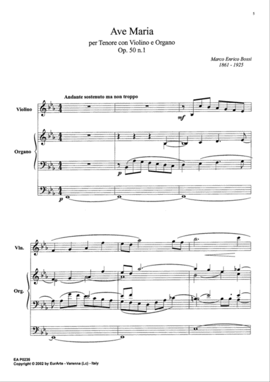 Ave Maria Ave Maria Voice Solo scores gallery preview page 2