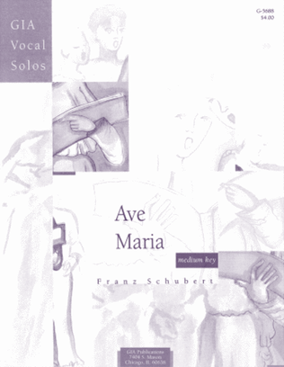Book cover for Ave Maria - Medium Key edition