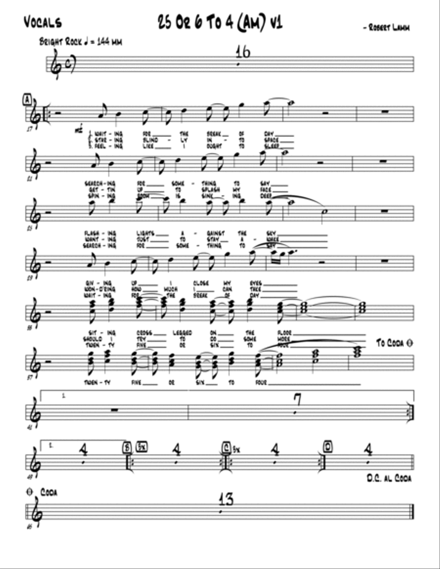 25 Or 6 To 4 Jazz Ensemble scores gallery preview page 3